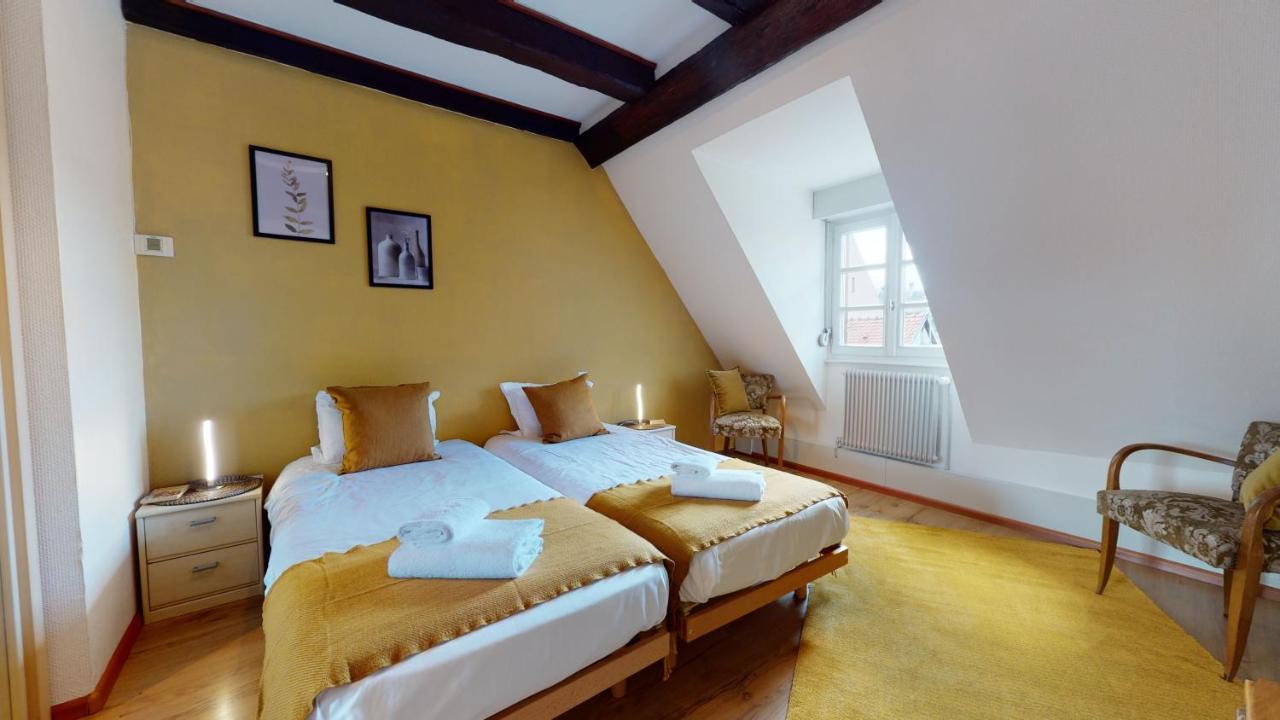 Ferienwohnung Aux Bijoux De Colmar - Le Saphir - 1 Parking Gratuit Exterior foto