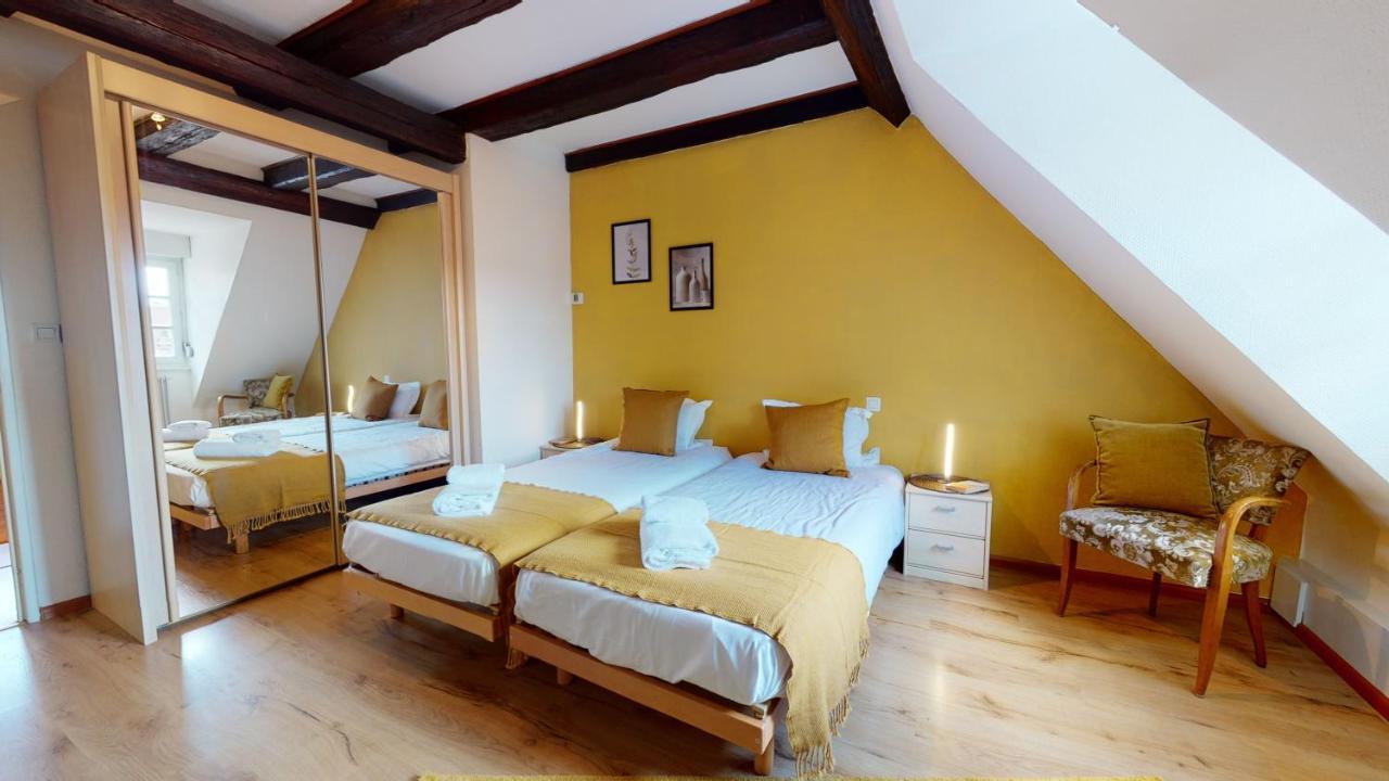 Ferienwohnung Aux Bijoux De Colmar - Le Saphir - 1 Parking Gratuit Exterior foto